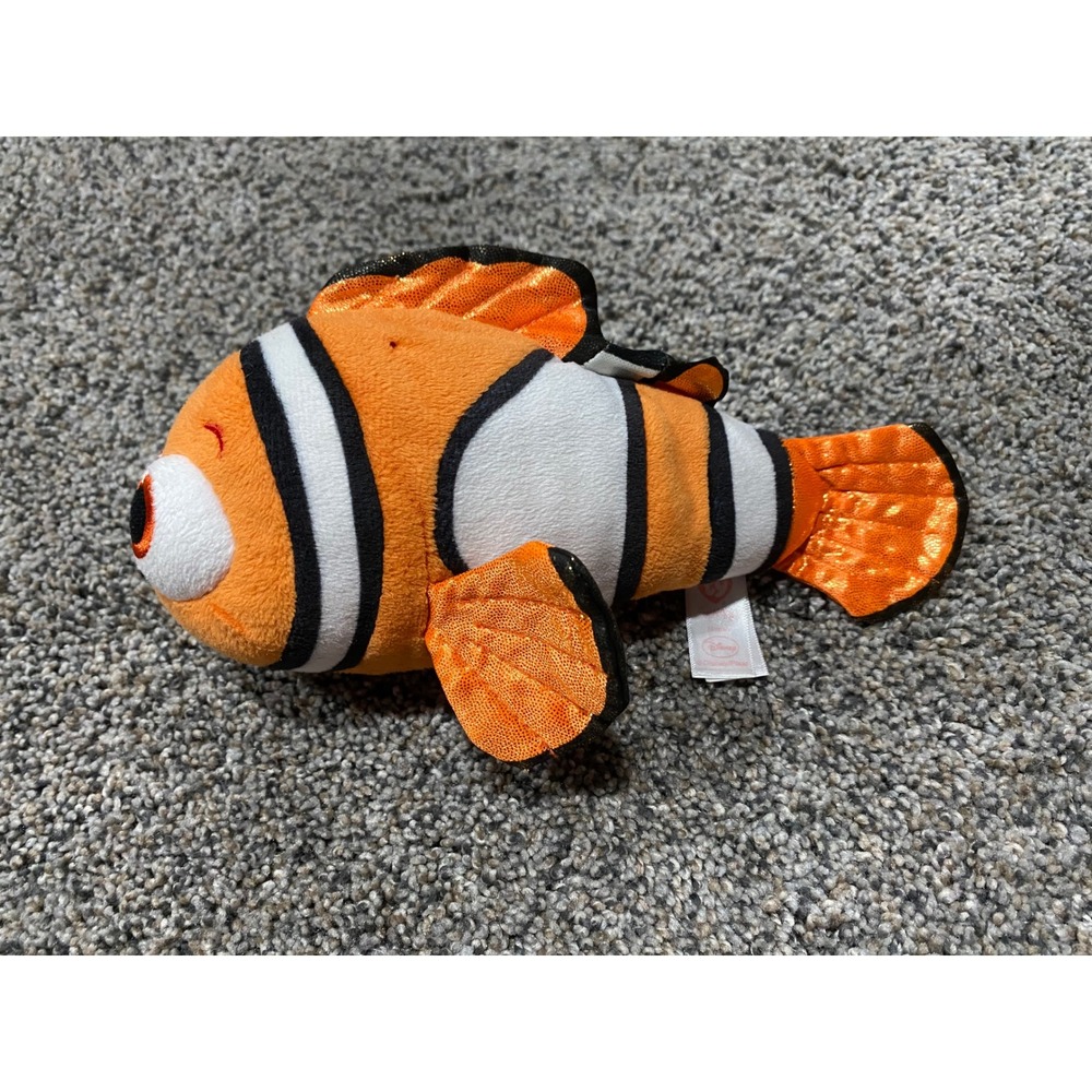 Ty Finding Nemo Plush Unisex Small Orange Good Disney Pixar Clownfish Toy
